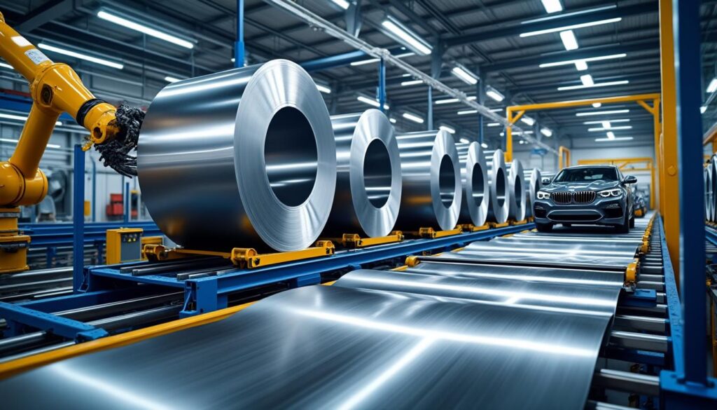 découvrez l'acier bas carbone de haute qualité produit par arcelormittal, spécialement conçu pour répondre aux besoins exigeants de l'industrie automobile, alliant performance et durabilité.