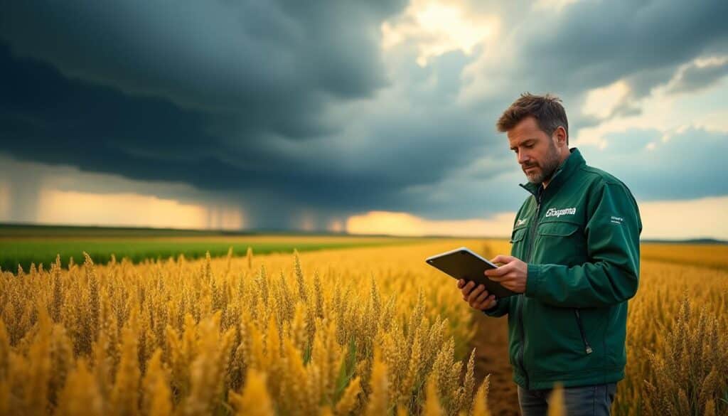protégez vos récoltes contre les aléas climatiques grâce à l'indemnisation garantie par l'expertise reconnue de groupama. une sécurité fiable pour les agriculteurs.