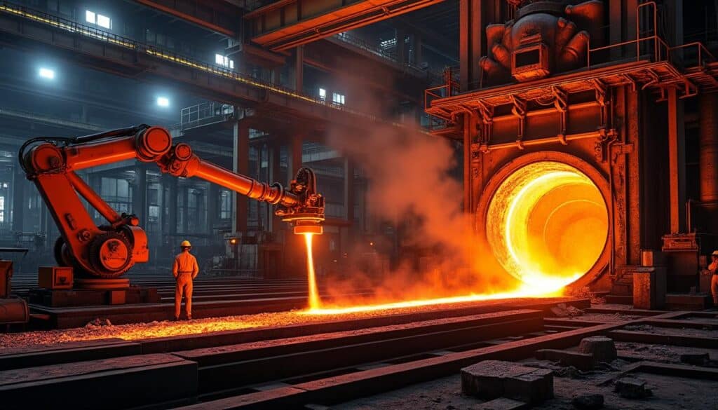 découvrez la production de poutrelles en acier haute résistance usinées avec précision par les hauts fourneaux arcelormittal, garantissant qualité et durabilité pour vos projets de construction.