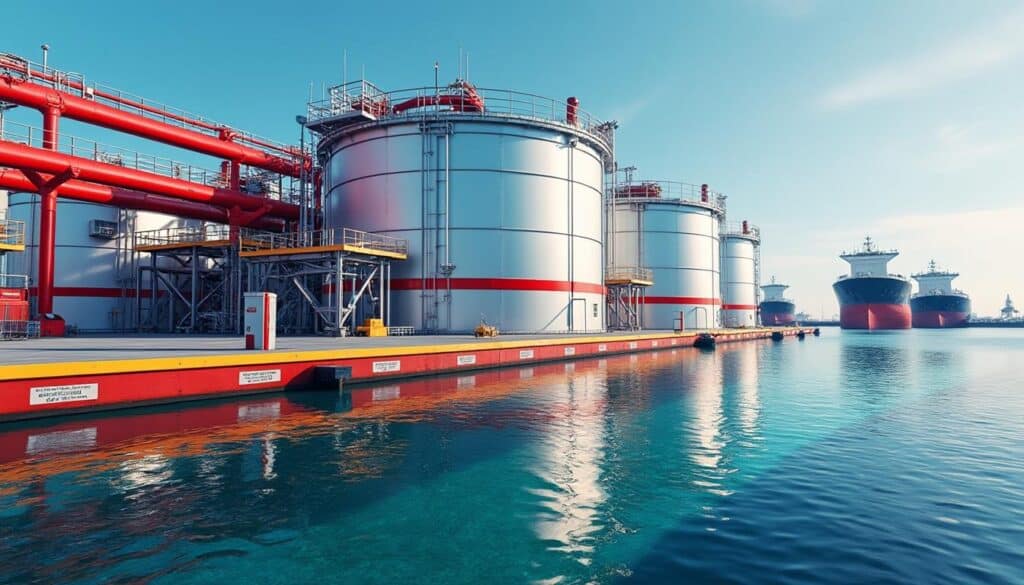 découvrez le stockage sécurisé des produits chimiques liquides assuré par les dépôts portuaires de rubis, garantissant protection, fiabilité et conformité aux normes.